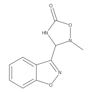3-Benzo[d]isoxazol-3-yl-methyl-[1,2,4]oxadiazolidin-5-one Structure