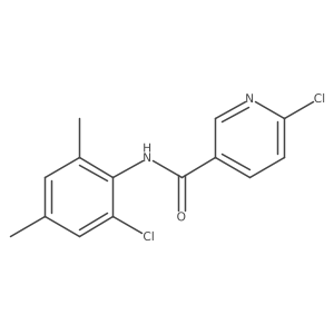 6-chloro-N-(2-chloro-4,6-dimethylphenyl)pyridine-3-carboxamide Structure