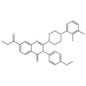 N-(3,4-dimethoxyphenyl)-2-{[7-(4-methoxyphenyl)pyrimido[4,5-d]pyrimidin-4-yl]thio}acetamide结构式