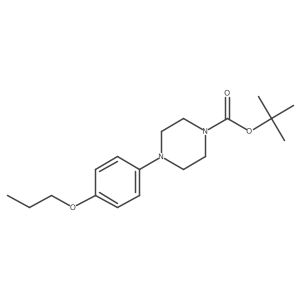 Tert-butyl 4-(4-propoxyphenyl)piperazine-1-carboxylate Structure