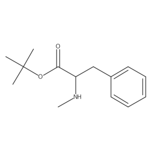 tert-butyl (2S)-2-(methylamino)-3-phenylpropanoate结构式