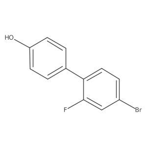 4-Hydroxy-2'-fluoro-4'-bromobiphenyl Structure