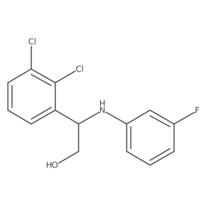 2,3-Dichloro-I(2)-[(3-fluorophenyl)amino]benzeneethanol Structure