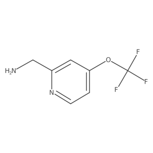 2-(Aminomethyl)-4-(trifluoromethoxy)pyridine结构式