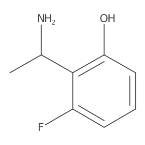 (R)-2-(1-Aminoethyl)-3-fluorophenol结构式