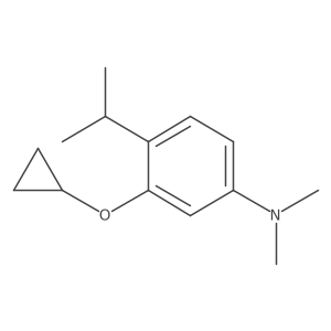 3-Cyclopropoxy-4-isopropyl-N,N-dimethylaniline结构式