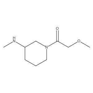 2-Methoxy-1-[3-(methylamino)piperidin-1-yl]ethan-1-one结构式