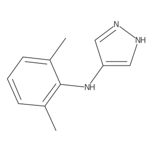 N-(2,6-dimethylphenyl)-1H-pyrazol-4-amine结构式
