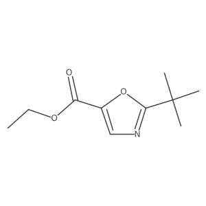 Ethyl 2-tert-butyloxazole-5-carboxylate Structure