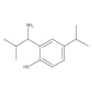 2-(1-Amino-2-methylpropyl)-4-(propan-2-YL)phenol Structure