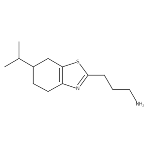 3-(6-Isopropyl-4,5,6,7-tetrahydrobenzo[d]thiazol-2-yl)propan-1-amine Structure