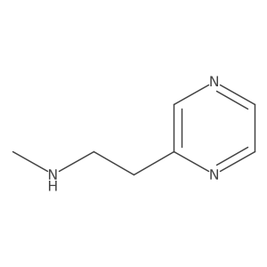 Methyl[2-(pyrazin-2-yl)ethyl]amine结构式