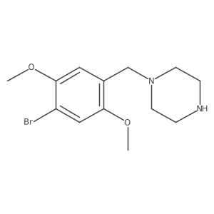 1-(4-Bromo-2,5-dimethoxybenzyl)piperazine-d8 Structure