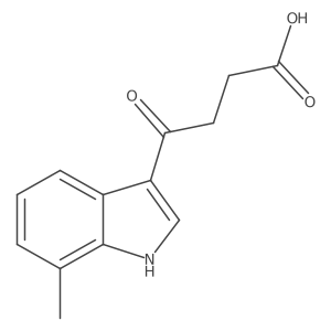 4-(7-Methyl-1H-indol-3-yl)-4-oxobutanoic acid Structure