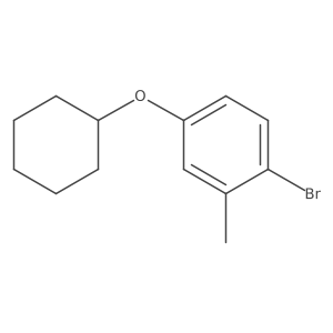 1-bromo-4-(cyclohexyloxy)-2-methylBenzene Structure