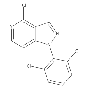 4-Chloro-1-(2,6-dichlorophenyl)-1h-pyrazolo[4,3-c]pyridine结构式