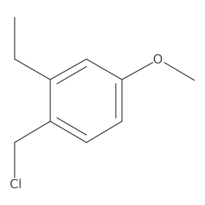 1-(Chloromethyl)-2-ethyl-4-methoxybenzene结构式