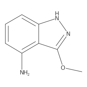 3-Methoxy-1H-indazol-4-amine Structure