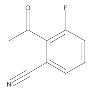 2'-Cyano-6'-fluoroacetophenone结构式