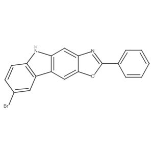 8-Bromo-2-phenyl-5H-oxazolo[4,5-b]carbazole Structure