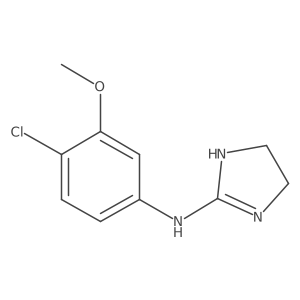 N-(4-chloro-3-methoxyphenyl)-4,5-dihydro-1H-imidazol-2-amine Structure