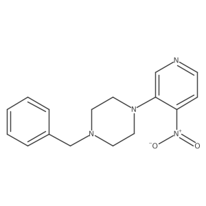 1-Benzyl-4-(4-nitropyridin-3-yl)piperazine Structure