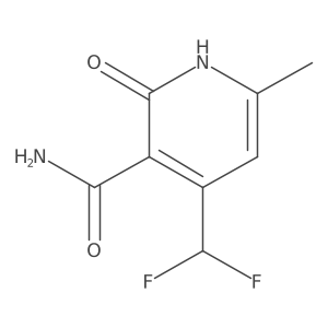 4-(Difluoromethyl)-2-hydroxy-6-methylnicotinamide Structure