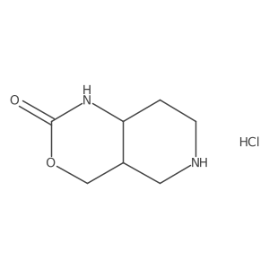 (4aS,8aS)-octahydro-1H-pyrido[4,3-d][1,3]oxazin-2-one hydrochloride结构式