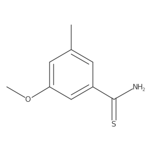 3-Methoxy-5-methylbenzothioamide结构式