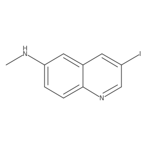 3-Iodo-N-methylquinolin-6-amine结构式