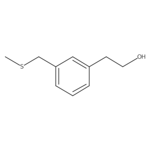 2-{3-[(Methylsulfanyl)methyl]phenyl}ethan-1-ol Structure
