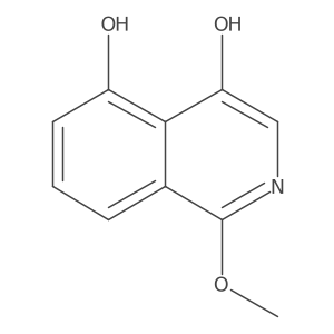1-Methoxyisoquinoline-4,5-diol Structure
