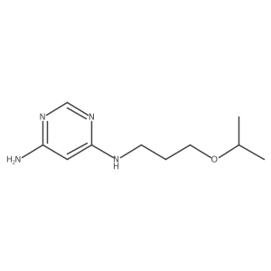 N4-(3-isopropoxypropyl)pyrimidine-4,6-diamine Structure