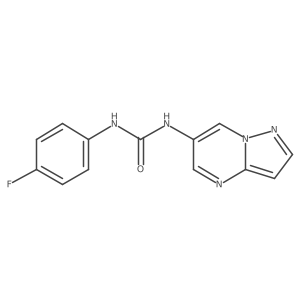 1-(4-Fluorophenyl)-3-(pyrazolo[1,5-a]pyrimidin-6-yl)urea Structure