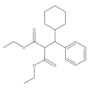 1,3-Diethyl 2-(cyclohexylphenylmethyl)propanedioate结构式