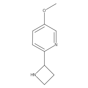 2-(Azetidin-2-yl)-5-methoxypyridine Structure