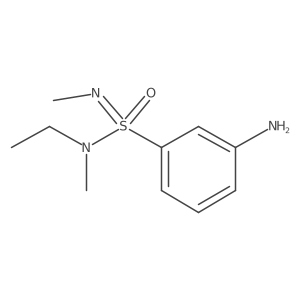 3-[S-[ethyl(methyl)amino]-N-methylsulfonimidoyl]aniline结构式