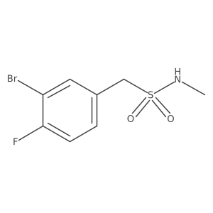 1-(3-bromo-4-fluorophenyl)-N-methylmethanesulfonamide Structure
