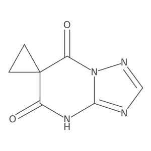 5-hydroxy-7H-spiro[[1,2,4]triazolo[1,5-a]pyrimidine-6,1'-cyclopropane]-7-one Structure