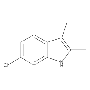6-Chloro-2,3-dimethyl-1H-indole Structure