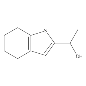 (1S)-1-(4,5,6,7-tetrahydro-1-benzothiophen-2-yl)ethan-1-ol结构式