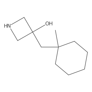 3-[(1-Methylcyclohexyl)methyl]azetidin-3-ol Structure