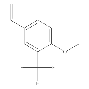 4-Ethenyl-1-methoxy-2-(trifluoromethyl)benzene结构式