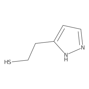 2-(1H-pyrazol-3-yl)ethane-1-thiol结构式