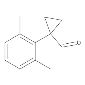1-(2,6-Dimethylphenyl)cyclopropane-1-carbaldehyde Structure