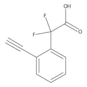 2-(2-Ethynylphenyl)-2,2-difluoroacetic acid结构式