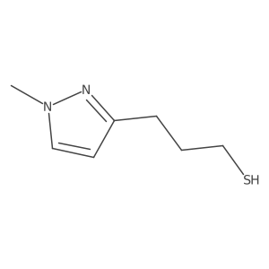 3-(1-methyl-1H-pyrazol-3-yl)propane-1-thiol Structure