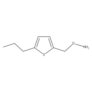 O-[(5-propylthiophen-2-yl)methyl]hydroxylamine Structure