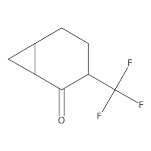 3-(Trifluoromethyl)bicyclo[4.1.0]heptan-2-one结构式