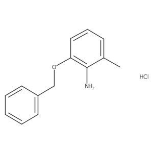 2-(Benzyloxy)-6-methylaniline hydrochloride Structure